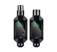 Tidgel 2.4G Wireless Microphone System XLR Transmitter Receiver for Dynamic Condenser Mic 45kHz Sampling Rechargeable for battery Live Stage(1 IN 1)