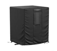 Tidgel 2 Pack Waterproof Air Conditioner Cover for Outside Units,Heavy Duty Oxford AC Unit Protector with Vent and Drawstring,38x38x40 Inch