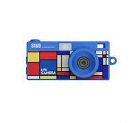 Tidgel 2K Digital Camera with 1.47" Screen, Portable For Mini For Camcorder for Students Travel, Necklace Mode, Type-C, 180mAh, Black(Blue)