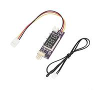 Tidgel 2pcs 12V 3A For PWM Fan Temperature Controller Module,with Digital Display for 4-Wire Desktop Cooling Regulation(D)