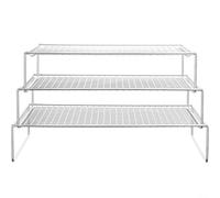 Tidgel 3-Tier Stackable Cooling Racks Stainless Steel, Space-Saving Baking Rack Set, for Oven, Half Sheet Pan, Cookies, Bread, Pizza, Dishwasher Safe