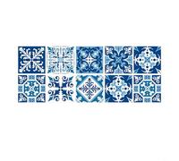 Tidgel 30Pcs Black Moroccan Mosaic Wall Decals Waterproof PVC for TILE Stickers for Kitchen Bathroom Backsplash Shower Walls Home Decor(HZ-004)