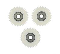 Tidgel 3pcs 36T Nylon Motor Gears for Bafang MXUS 500W Hub, Anti-Abrasion E-Bike Wheel Replacement Parts, White 47mm Diameter Conversion Kit