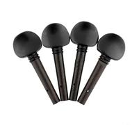 Tidgel 4PCS Wooden Violin Tuning Pegs for 4/4 3/4 1/2 1/4 1/8 Size Acoustic String Instruments Replacement Parts Precise for Student and Professional Use(1/2)