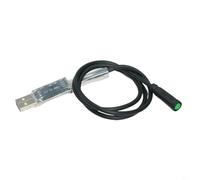 Tidgel 5Pin USB Programming Cable for Bafang For BBS01 For BBS02 Drive Motor, PC Connection Tool to Adjust Controller Parameters, 580mm Black