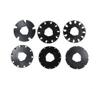 Tidgel 60009 Plant Plate Set For EarthWay 1001-B Garden Sower, 6 Interchangeable Plastic Plates For Sweet Corn, Radish, Carrot, Beans Peas