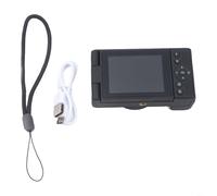 Tidgel 64MP 4K Digital Camera with 16X Zoom and Flip Screen, Compact Vlogging Cam for Travel, Students and Selfies(Black)