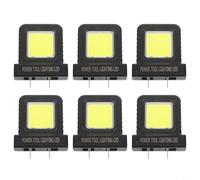 Tidgel 6PCS 14W LED Work Light,With Battery Spacing For 20V For 21V Power Tool Batteries Compact Pocket Size For Jobsite Illumination(6 pcs)