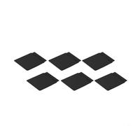 Tidgel Acrylic Switch Panel Cover 6-Pack Hinged Dustproof Protector Thermostat Black 87x91mm(Black)