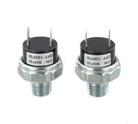 Tidgel Air Pressure Control Switch 90-120 PSI with 1/8 NPT Thread for Air Compressor Tank and Suspension Systems Metal Valve 2 Pack(90-120)
