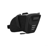 Tidgel Bicycle Saddle Bag 500D Nylon Waterproof Under Seat Storage Pouch Compact 130g for Mountain Road Bike Commuting Training Black(black)