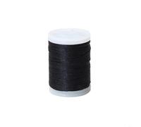 Tidgel Bowstring Serving Thread 120m Roll, 400D High Strength Cord for Tying Peep Sight and Nock, Polyethylene Line Spool Black(black)