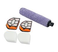 Tidgel Brushroller and Washable Foam Filter Replacement Kit for Shark for HydroVac 3-in-1 Multi-Floor Cleaner,WD100 WD101 WD200