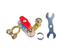 Tidgel Car Battery Disconnect Switch 12V/24V Quick Cut-Off Kill Terminal Clamp for Cars Trucks RVs Boats Pure Copper Rotary Control(16-19mm Copper)