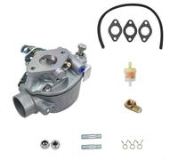 Tidgel Carburetor 533969M91 for Tractor 8N9510C MF35 MH50 MF50 MF135, Includes Gaskets and Oil Filter, Precise 54mm Bolt Hole Replacement Part