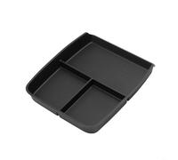 Tidgel Center Console Storage Box for Hyundai Palisade 2026, TPE Organizer Tray with Partition for Phone Keys, Black Interior Accessory