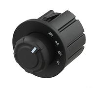 Tidgel Control Switch Knob, For Ford F-150, Headlight Switch Transfer Case, Direct Replacement Part CL3Z14B166DA, Black Plastic Interior Auto Accessory