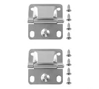 Tidgel Cooler Hinge Stainless Steel Set,Replacement for Coleman Cooler 5226 5227B 5235 5236,2x2 Inch Heavy Duty Lid Repair Kit with Screws