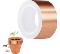 Tidgel Copper Snail Barrier Tape Self-Adhesive Slug Deterrent for Garden Pots Raised Beds Vegetable Plant Protection Weatherproof Roll(30MM*20M)