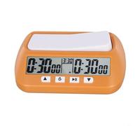 Tidgel Digital Chess Clock for Chinese Chess For International Chess Go, Compact Countdown Timer with Alarm(Yellow)