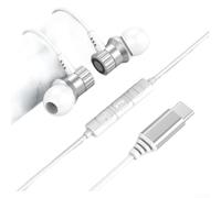 Tidgel Digital Chip Earphones for Type C Enhanced Bass Metal Digital