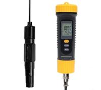 Tidgel Digital Dissolved Oxygen Meter Detector 0-20mg/L HD LCD Water Quality Analyzer,for Aquaculture Sewage Treatment Portable Black