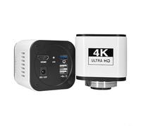 Tidgel Digital Industrial Microscope Camera 4K 30Fps, IMX678 Sensor USB Dual Output, Built-in Measuring For Lab Analysis