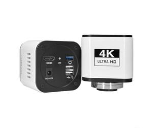 Tidgel Digital Industrial Microscope Camera 4K 30Fps, IMX678 Sensor USB Dual Output, Built-in Measuring For Lab Analysis