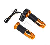 Tidgel Electric Bicycle Twist Throttle Handlebar, Responsive Speed Control with Comfortable Grip, ABS Accelerator for E-Bike Scooter(yellow)