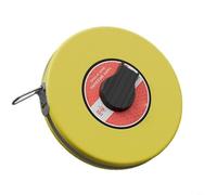 Tidgel Fiberglass Tape Measure with Dual-Sided Scale, High-Impact ABS Housing, Smooth Retraction for Engineering Surveying Construction 30M Yellow(50 Meters)