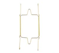 Tidgel for Invisible Wire Plate Hanger Gold Spring Wall Display Holder for Round Square Dish Decor 6 to 14 Inch Adjustable Kitchen Rack Pack(14inch)