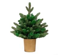 Tidgel for mini Christmas Tree 45cm PE Pine Desk Decor for mini Christmas(Green)