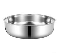 Tidgel Gold Stainless Steel Kneading Bowl 32cm Wide | 304 steel, deep 32cm design, for ideal for heavy dough, bread, mixing batter