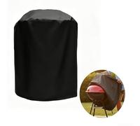 Tidgel Heavy Duty Polyester Grill Cover Black Weather Shield | polyester, blocks rain snow sun, 77x58cm size, dust resistant, outdoor garden use