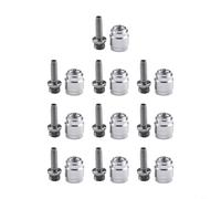 Tidgel Hydraulic Brake Hose Fitting Kit with 10pcs Olive 10pcs Insert and Wrench Compatible with for SRAM Red 22/Rival 1/Force 1/S700, Alloy for Maintenance(Silver)