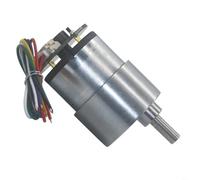 Tidgel JGB37-520 DC Geared Motor with Hall Encoder 12V 25kgcm High Torque Adjustable Speed for Robot Self-Balancing Vehicle Smart Projects(12V1000)