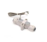 Tidgel Low Flow Switch 2-Point Quick Connect Normally Open for Pure Water Systems Fast For Response Under 1s White Plastic ZJMFS-S2 S0(ZJMFS-S0)