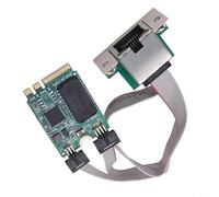 Tidgel M.2 Key E 2.5G Ethernet Network Card with RTL8125B Chipset for Desktops Workstations Servers for PCIE Bus Support