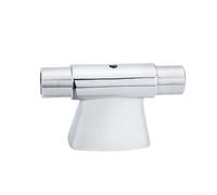 Tidgel Marine Grade 316 Stainless Steel T Pipe Support Bracket for Boat Yacht Deck Rail, Railing Hardware with High Gloss Polish, Silver 10x2.5x6.13cm