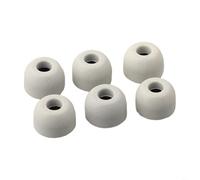 Tidgel Memory Foam Ear Tips for Sony WF-1000XM4, XM5, C700N, LinkBuds S - Soft Noise Isolating Eartips with Case, Black(M Gray)