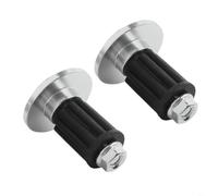 Tidgel Motorcycle Handlebar End 2pcs Aluminium Alloy Motorcycle Handlebar(silver)