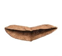 Tidgel Natural Coconut Fiber Half Moon Liner for Hanging Basket Wall Mount,Moisture Retaining Garden Trough for Flower Pot Decoration(24 inches)