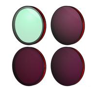Tidgel ND Filter Set for DJI for OSMO Action 6, Optical Glass CPL UV ND16-64 Lens Filters, Scratch-Resistant Compact Design for Outdoor Sports(B)