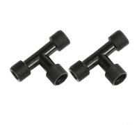 Tidgel Nozzle Connector 3-Point T-Type Sprayer Extension, Plastic Fitting for Even Spray Distribution in Gardening and Agriculture