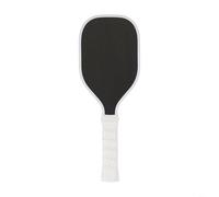 Tidgel Pickleball Training Paddle with Carbon Fiber Face, Wood Core Sweet Spot Racket for Beginners and Advanced Players to Improve Accuracy(white)