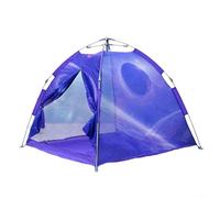 Tidgel Play Tent Indoor Outdoor Foldable Childrens Playhouse Quick Open No Tools Required Blue Purple, 125x125x105cm for Boys Girls(pink purple)