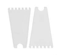 Tidgel Portable Clear Acrylic Bike Stand 2PCS Lightweight Foot Support for Mountain Road Bike Outdoor Photography(Two-piece 2 Sets)