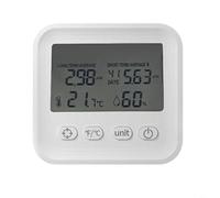 Tidgel Portable For Mini Radon Detector and Air Quality Monitor, Multi-Function Gas Sensor with Temp Humidity Display for Indoor