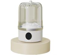 Tidgel Portable For Mini Washing Machine USB Rechargeable 3000MAh With Wave Drum Tech For Underwear Socks Travel White Easy And Quick To Use(A)