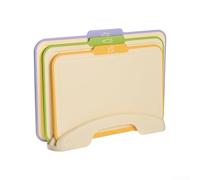 Tidgel PP TPR Chopping Board Set Non Warping PP TPR Chopping Board | Multi-task design, chop slice serve, PP TPR material, includes storage base, easy clean surface